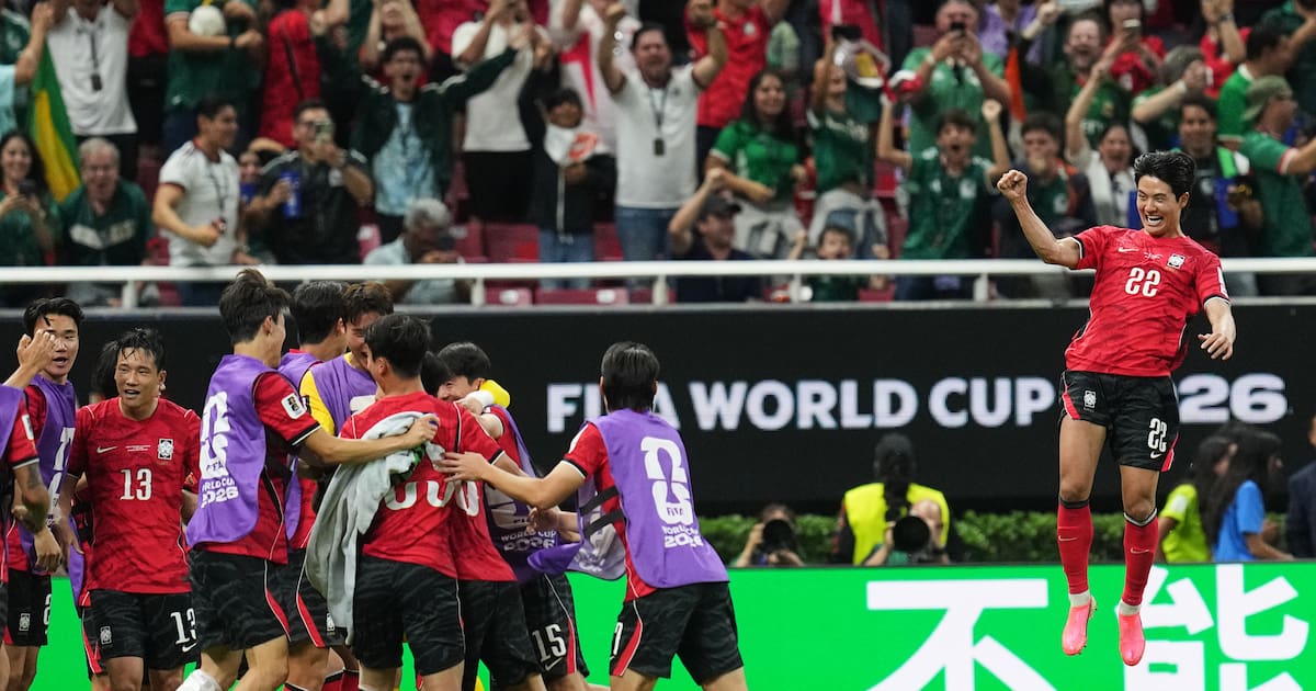 Corea del Sur fue mejor y remontó a República Checa en el Mundial