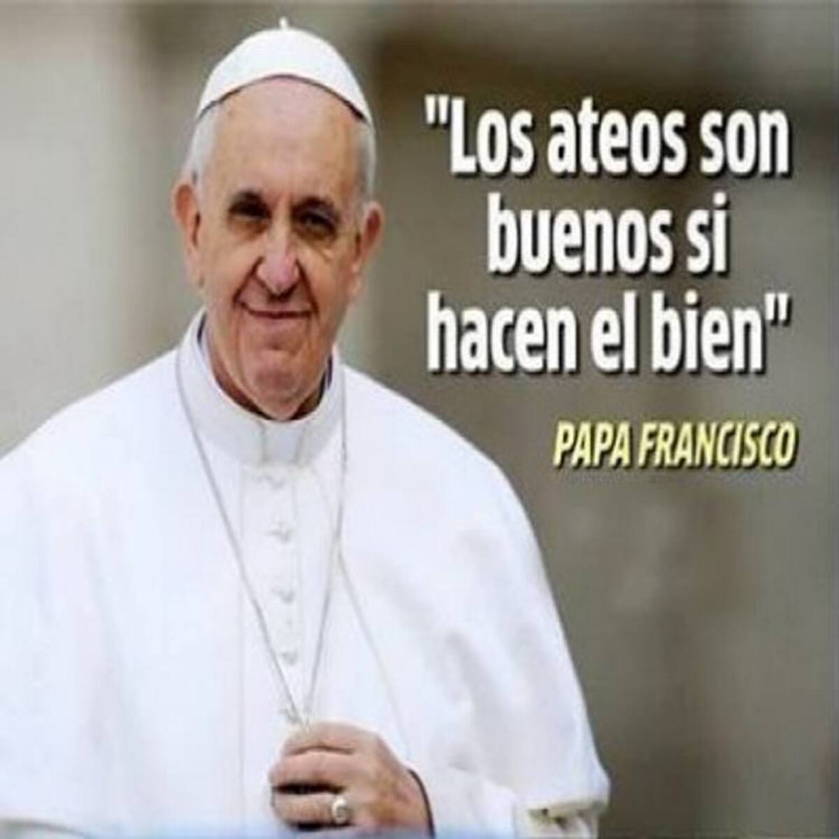 El Papa Francisco es un personaje muy mediático.