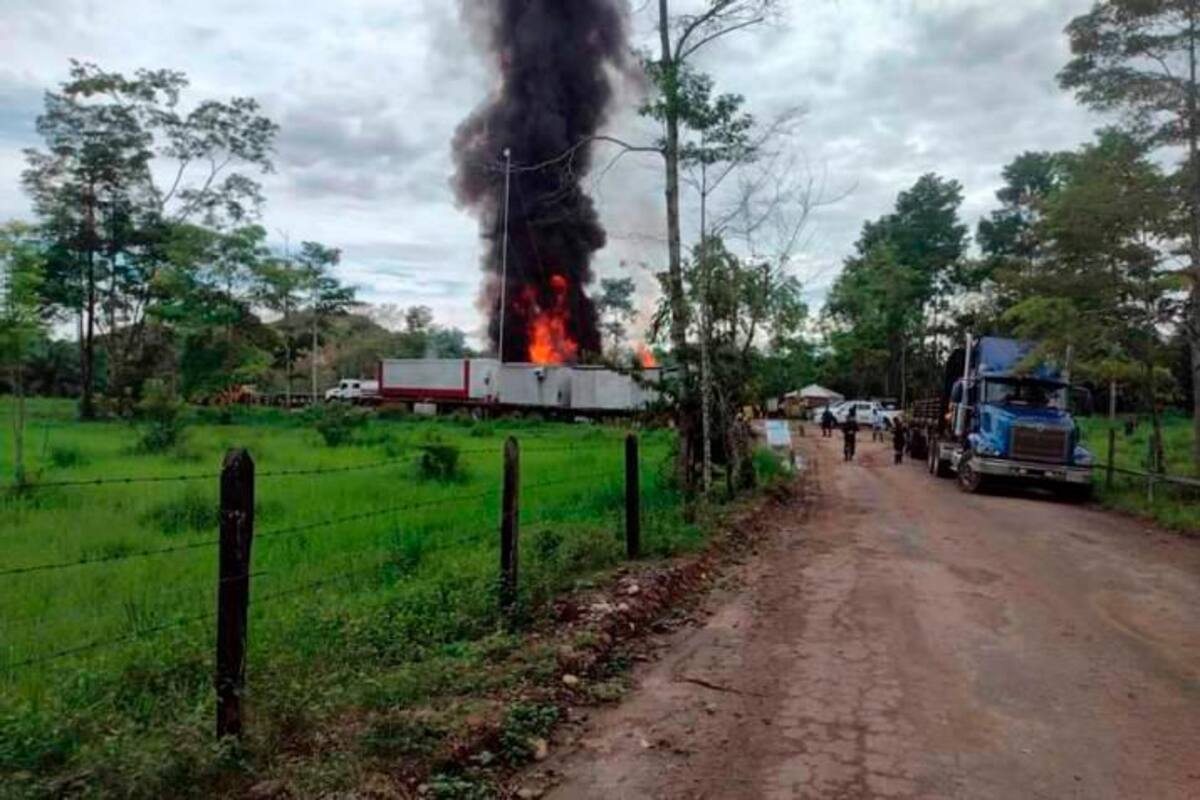 Atención: fuerte explosión en pozo petrolero de Barrancabermeja
