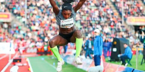 Caterine Ibargüen gana en la Liga Diamante y lanza un aviso a todas sus rivales