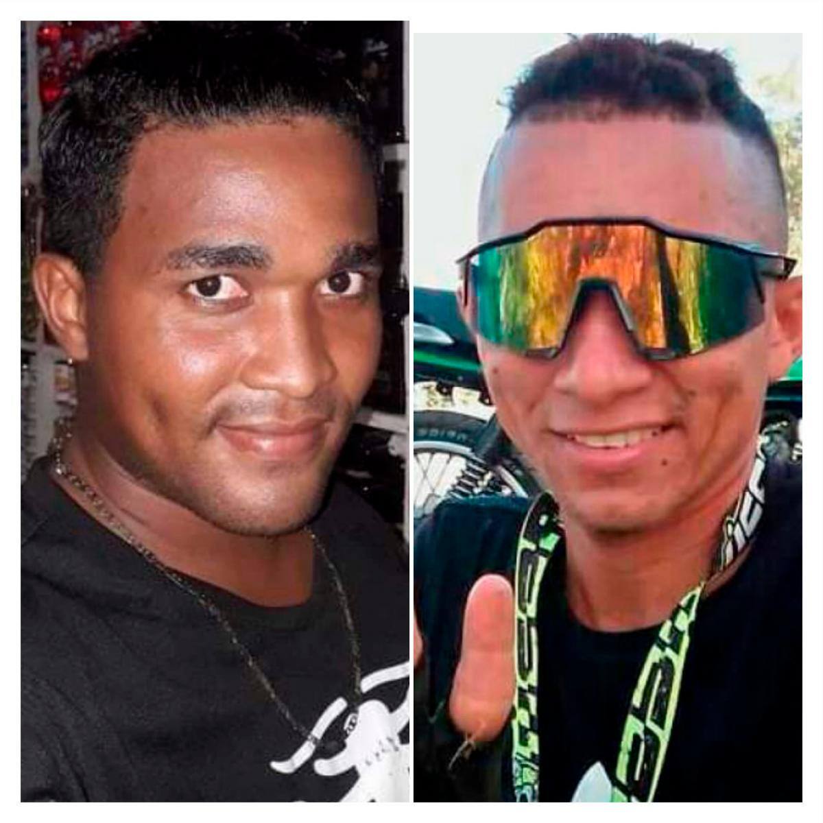 Fabián Jiménez Castro y Enhel Ruiz Ochoa, muertos en Lomita Arena.