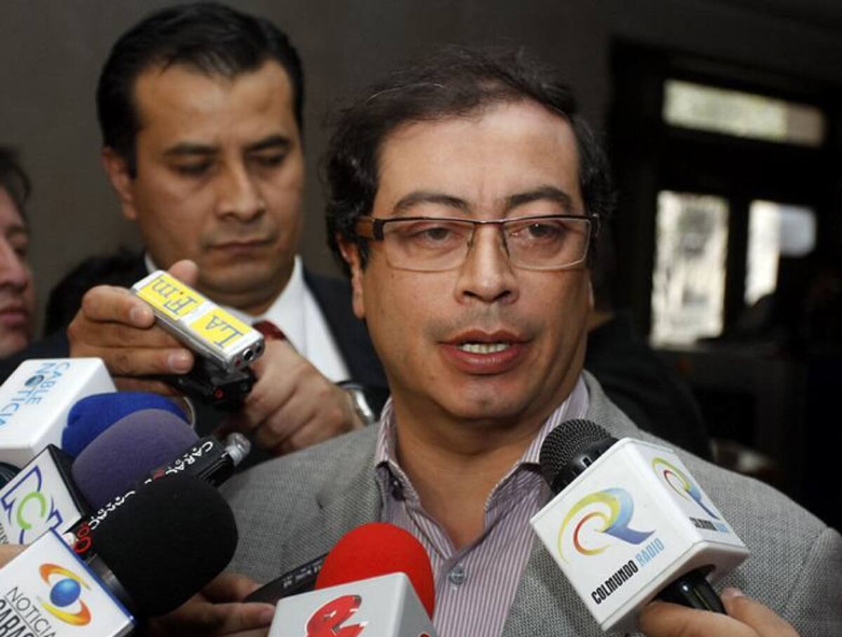 Gustavo Petro, alcalde Mayor de Bogotá. COLPRENSA
