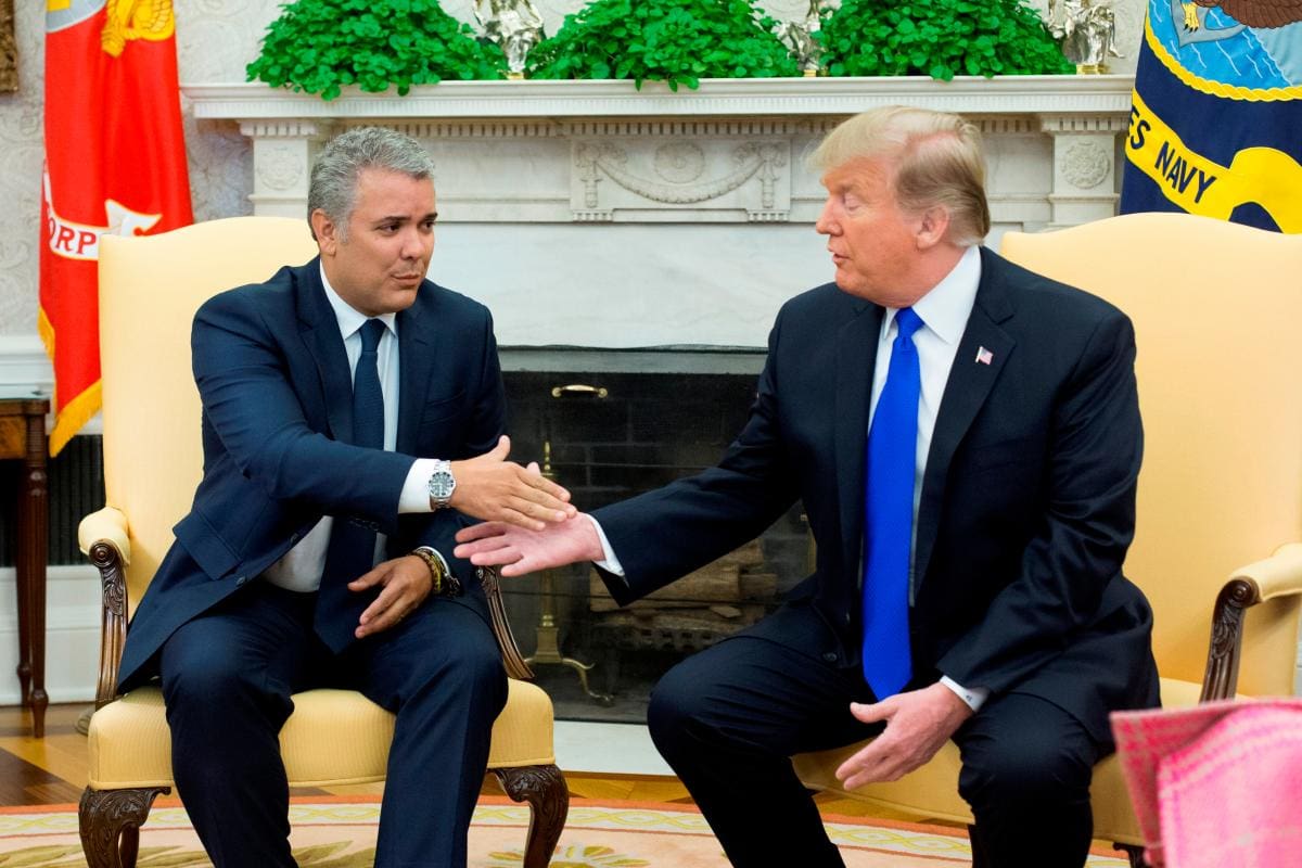 “Es un buen tipo (...) pero no ha hecho nada”: Trump sobre Duque