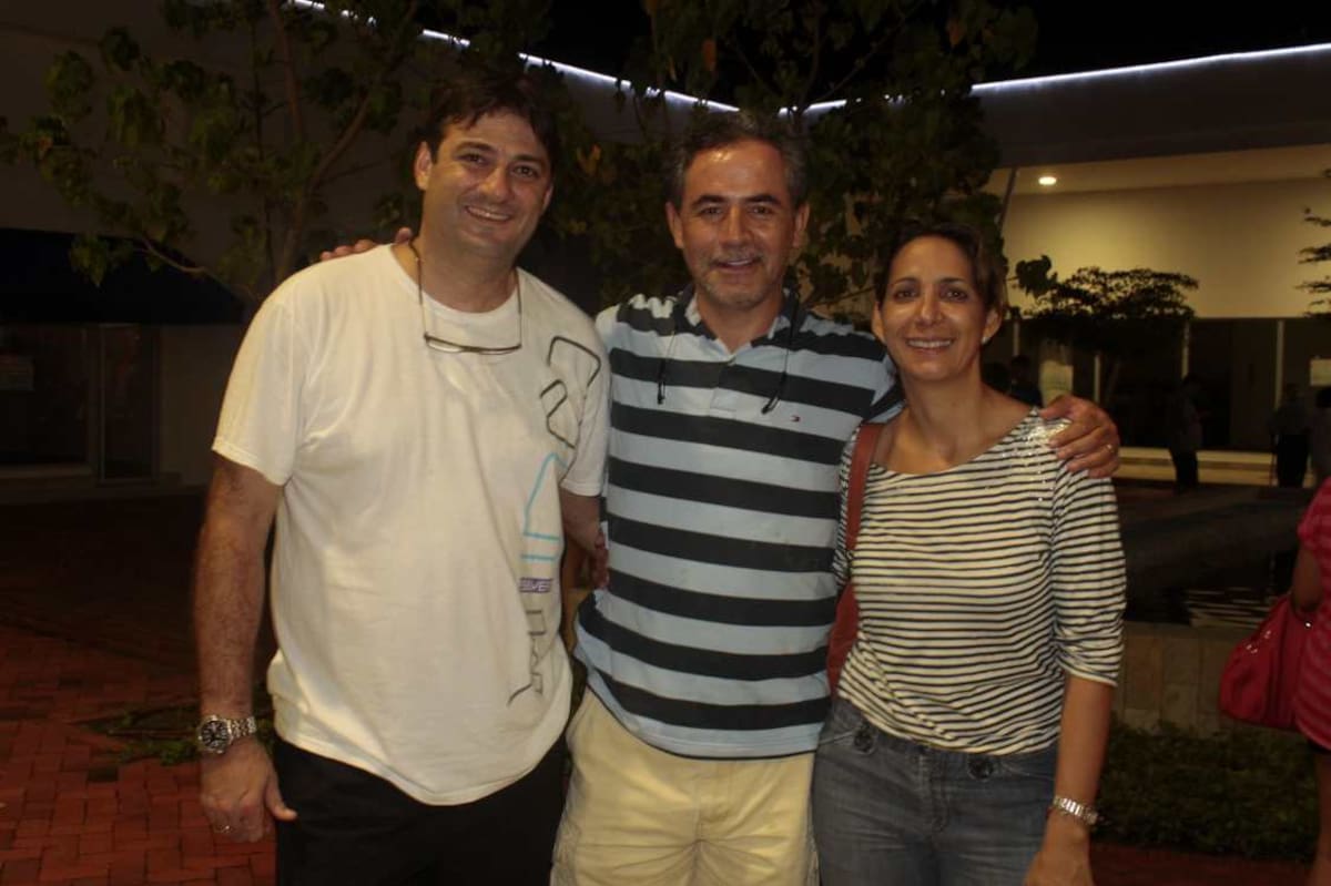 José Manuel Lequerica, Juan Guillermo Hincapié e Irina Saer.