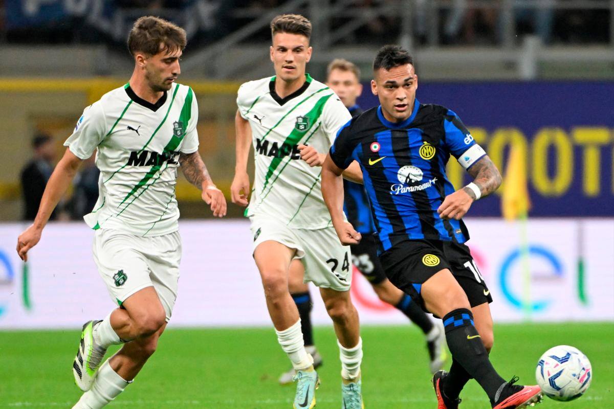 Sassuolo frenó en seco al Inter de Milán en la Serie A