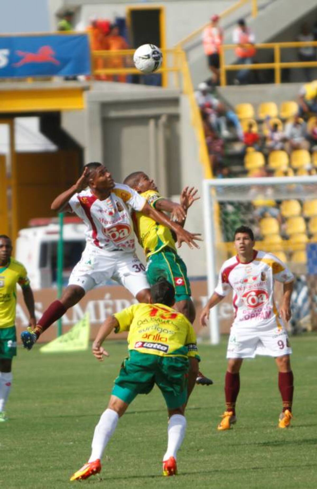 Real Cartagena perdió 3-1 ante el Deportes en la séptima fecha de la Liga Postobón I. Oscar Díaz/El Universal