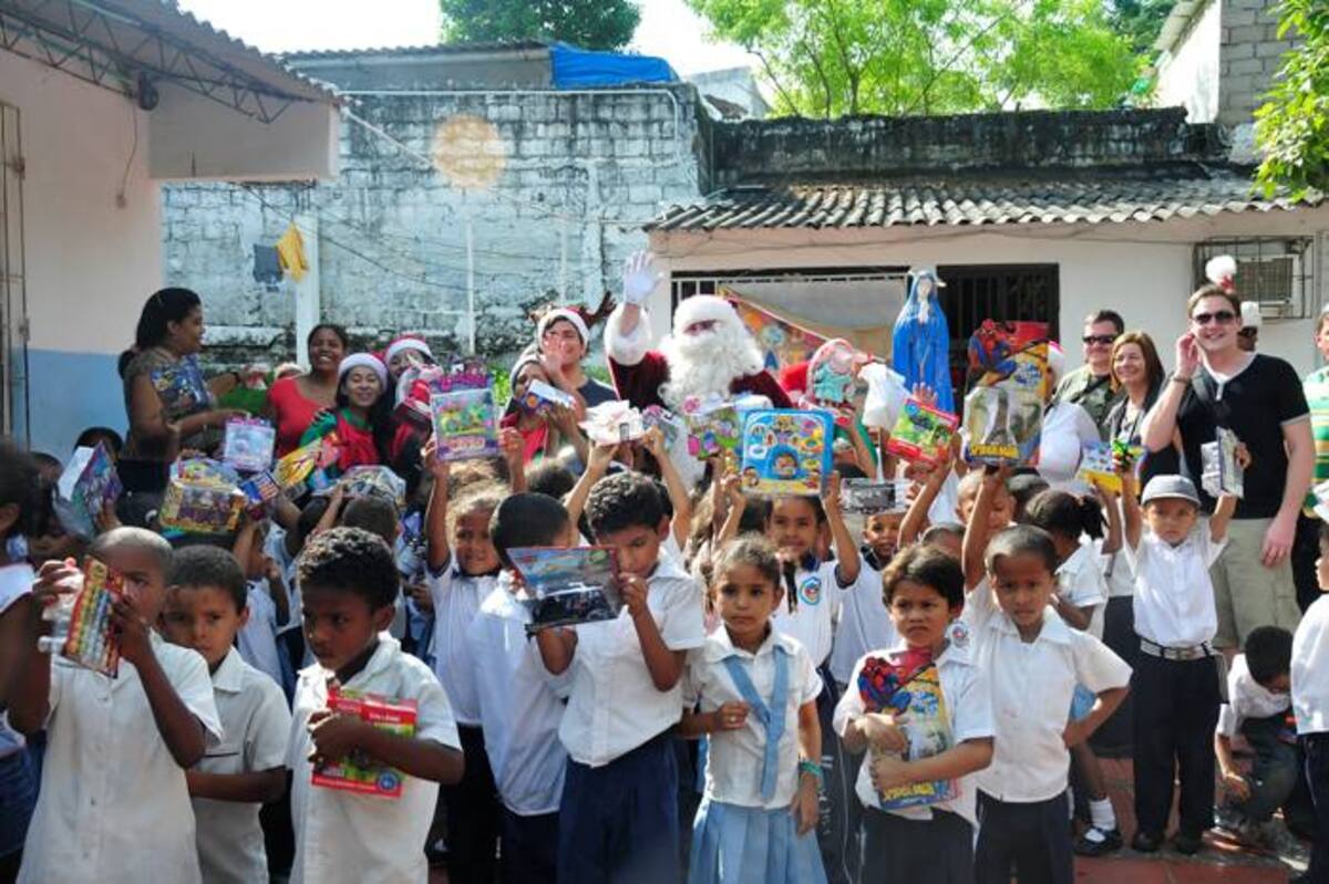 Cada niño logró recibir un regalo. CORTESIA