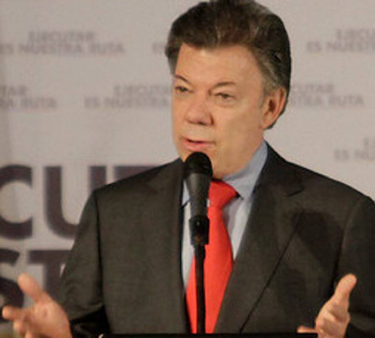 Presidente Juan Manuel Santos.