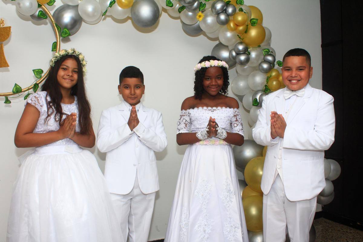 Carolina Bonilla, Santiago Sierra, Nikeisha Rodelo y Nelson Dávila.//Foto: Julio Castaño - El Universal.