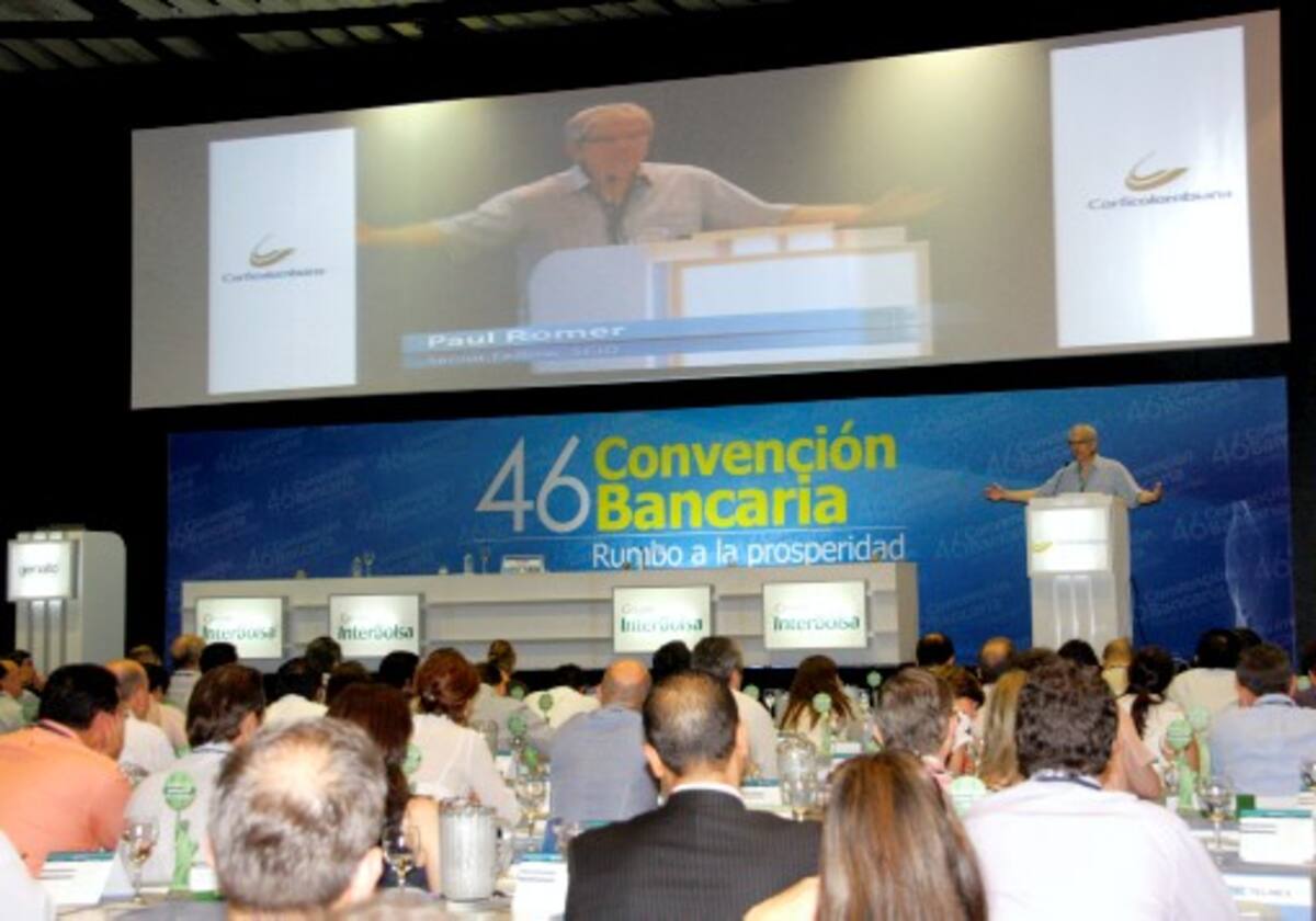 Paul Romer, uno de los conferencistas internacionales invitados a la Convención Bancaria. ZENIA VALDELAMAR- EL UNIVERSAL