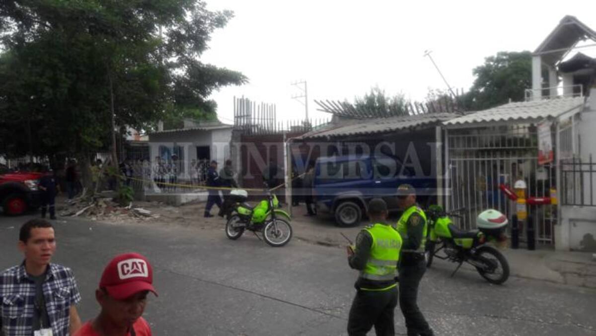 La explosión ocurrió en un taller Foto: El Universal