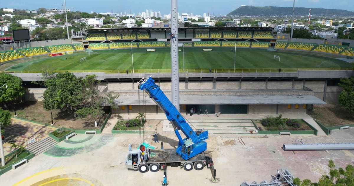 The radical change of the Jaime Morón stadium for the Copa Libertadores