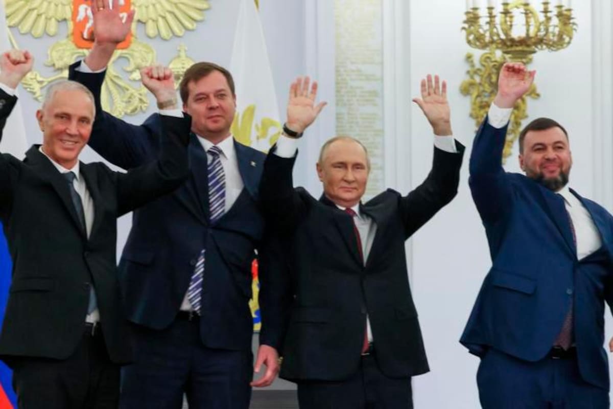 Oficial: Putin firma los tratados de anexión con cuatro regiones ucranianas