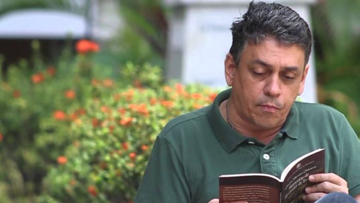 Winston Morales, invitado a este recital poético en Cartagena. Cortesía