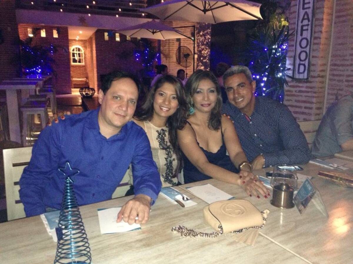 Guido Angulo, Viveka Polo, Diana Uribe y Alexis Eljach.