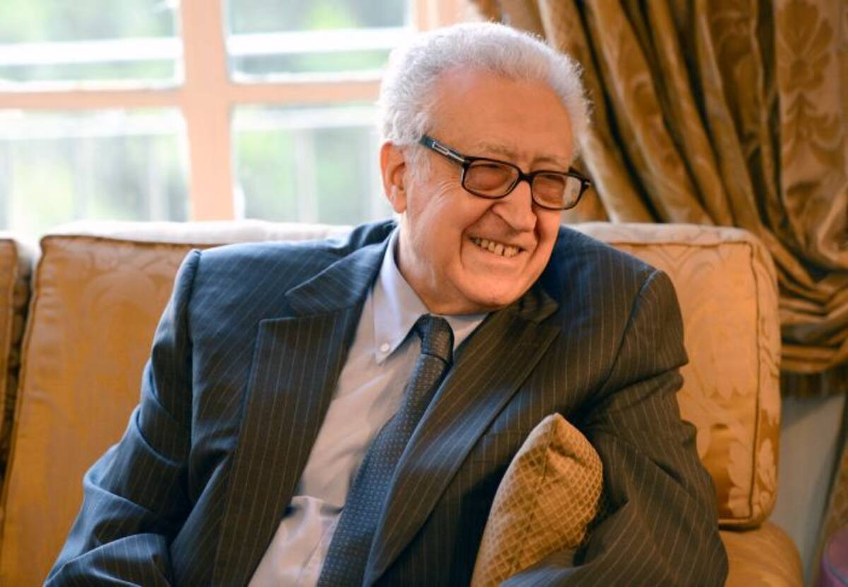 Lakhdar Brahimi, enviado de Naciones Unidas y la Liga Arabe a Siria AFP KHALED DESOUKI