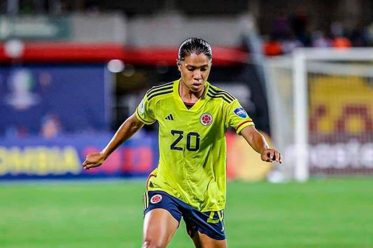 La lateral colombiana Mónica Ramos dio sus declaraciones previas a la final