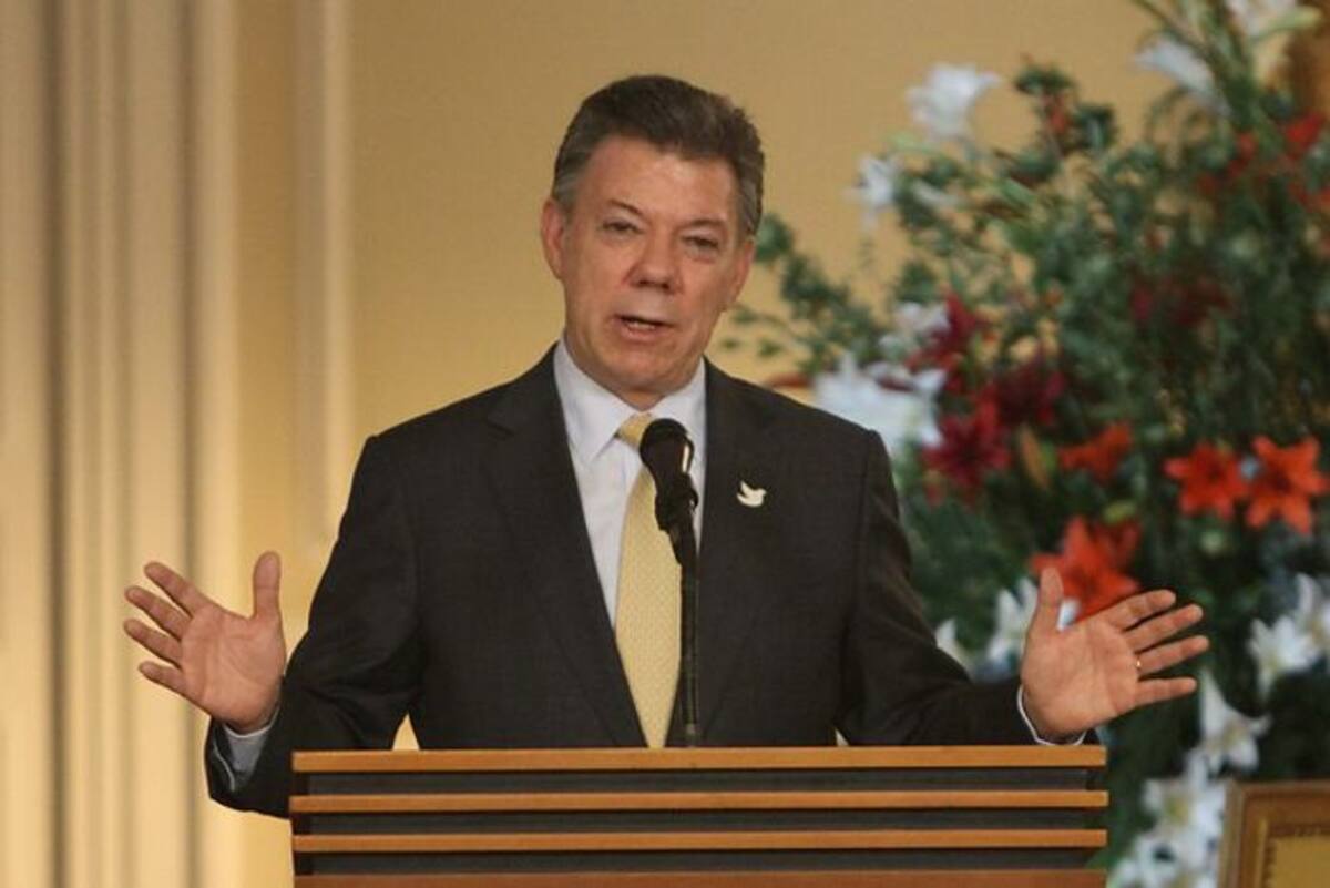 Juan Manuel Santos, presidente de la República. COLPRENSA
