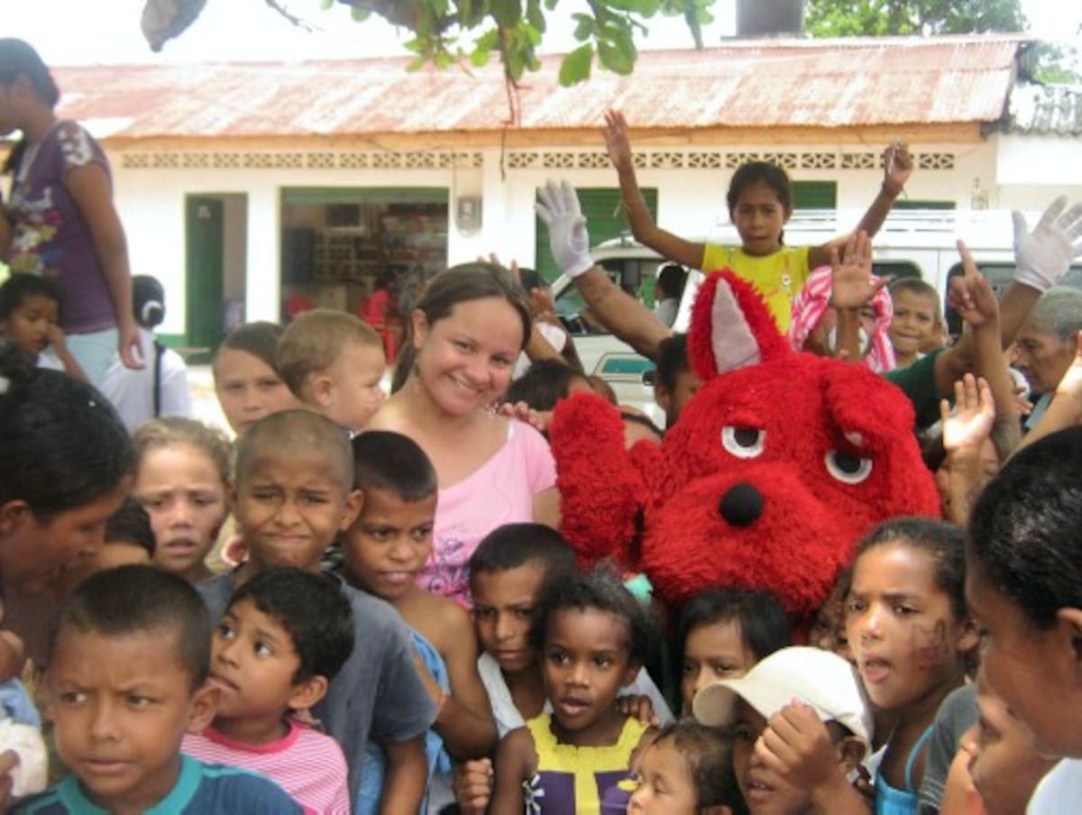 La gestora social de San José de Uré, Claudia Marín Muentes organizó jornadas de vacunación y lúdica.