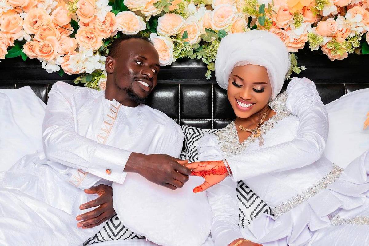 Sadio Mané genera polémica al casarse con su novia de 18 años