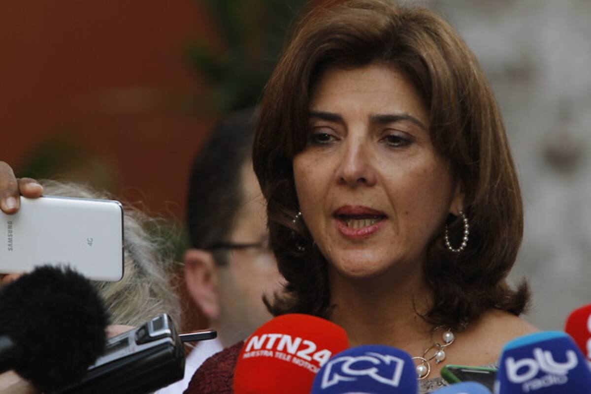 Ministra Maria Angela Holguín. Colprensa