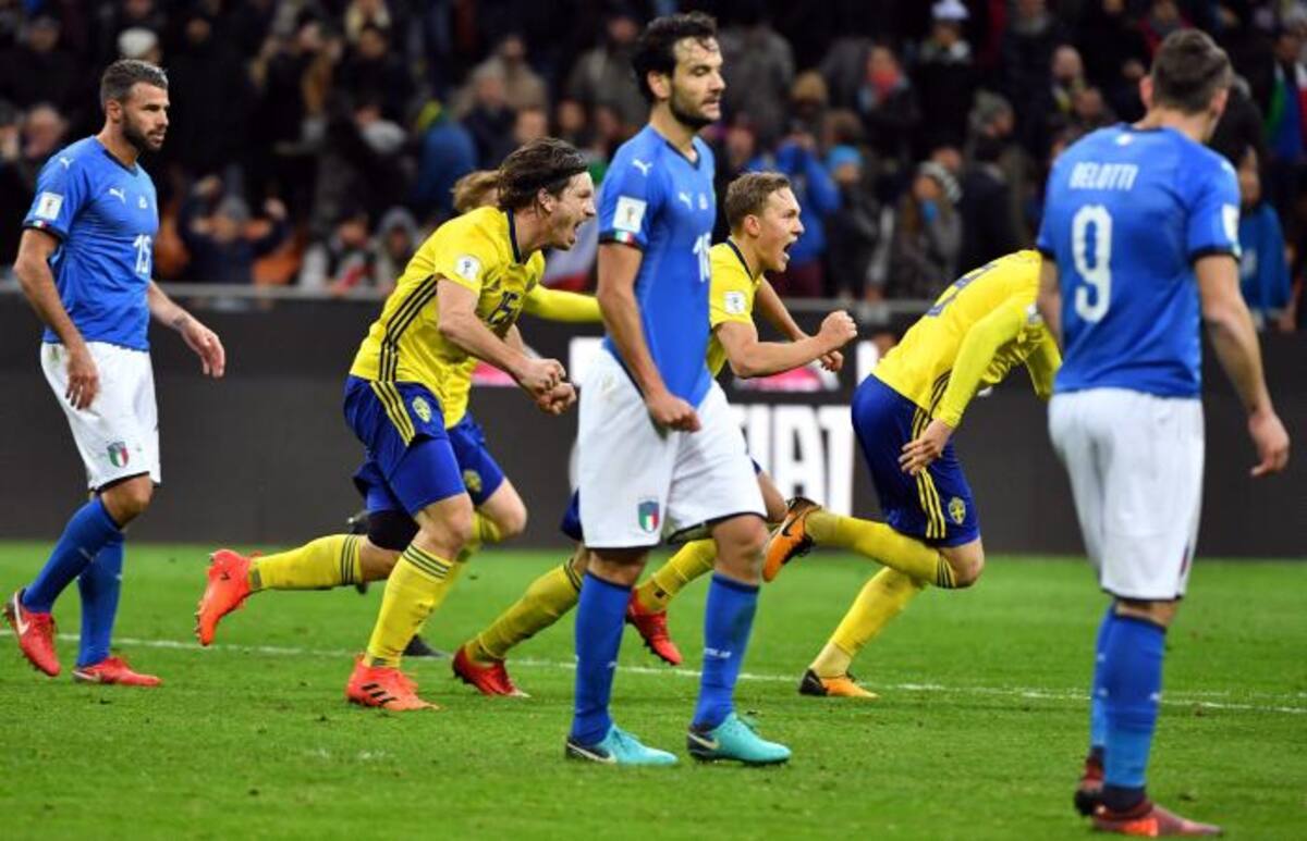 Italia se quedó por fuera de un Mundial por primera vez desde 1958. EFE DANIEL DAL ZENNARO