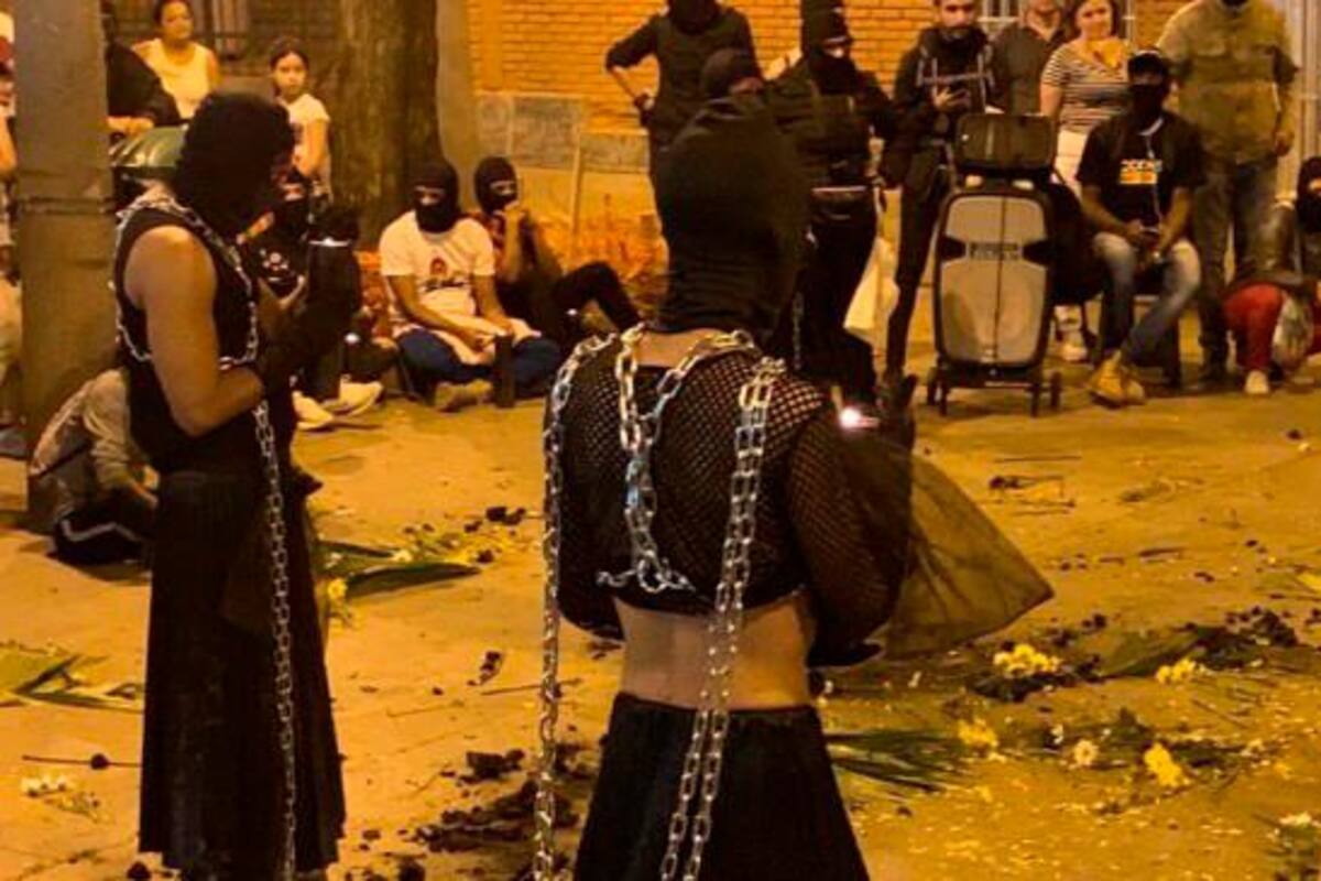 Supuesto ritual satánico resultó siendo obra del museo de Antioquia