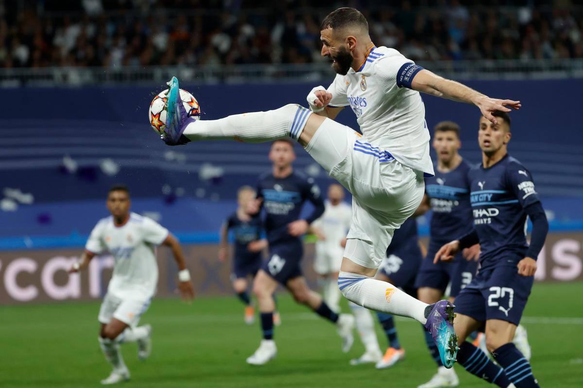 Imágenes del juego de vuelta entre Real Madrid y Manchester City, por la semifinal de la Champions League.