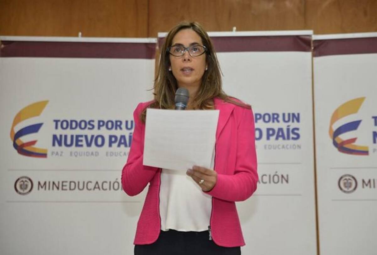 Gina Parody, exministra de Educación.