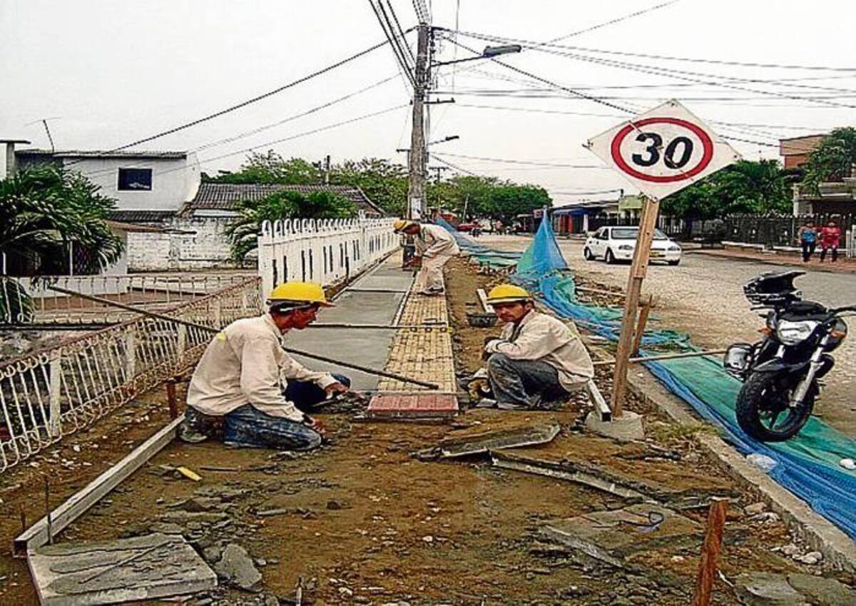 Las obras también llegaron a la Calle 25 entre Carreras 41y 46.