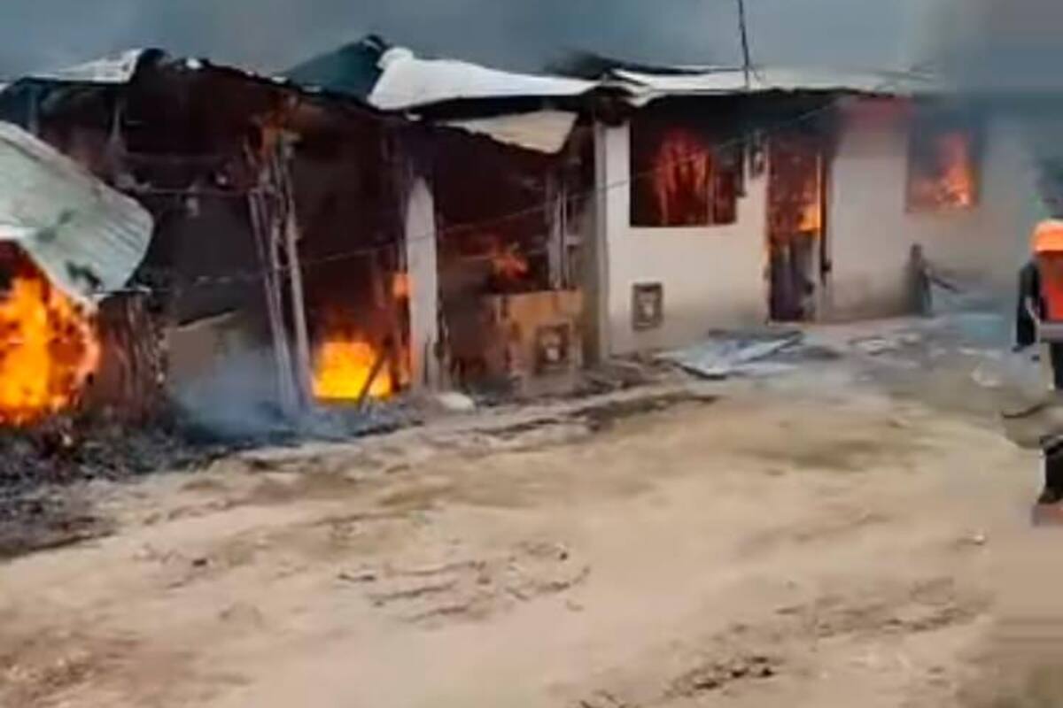 Cinco casas se incendiaron en Morales: varias familias lo perdieron todo