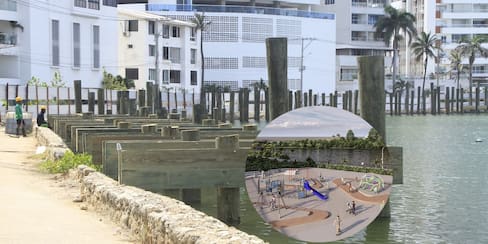 Así van las obras urbanísticas que buscan transformar El Laguito