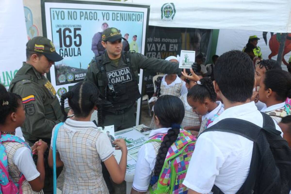 La campaña de prevención se realiza en 25 colegios públicos. //Cortesía.