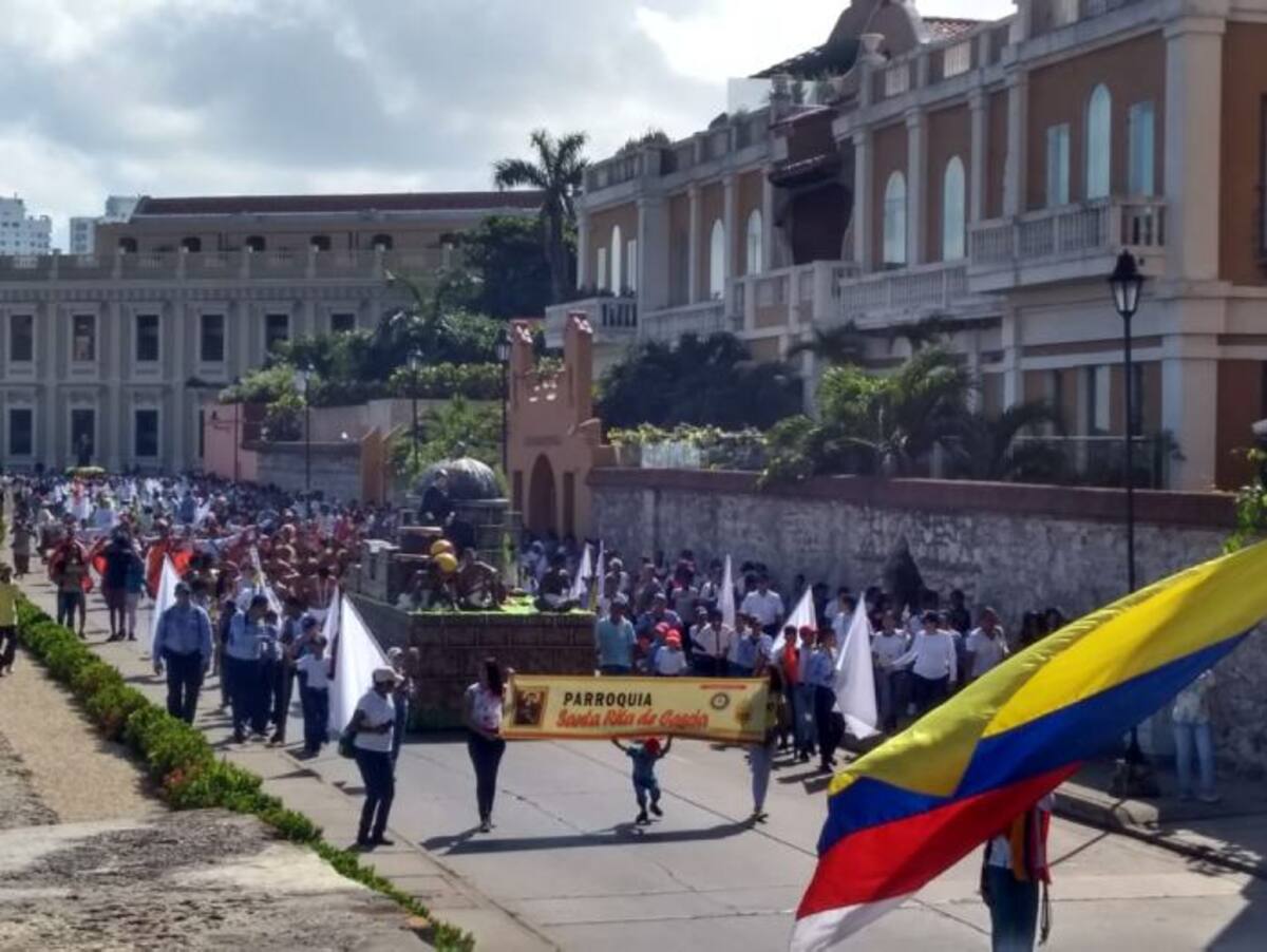 La celebración comenzó a las 8:30 de la mañana. Zenia Valdelamar - El Universal