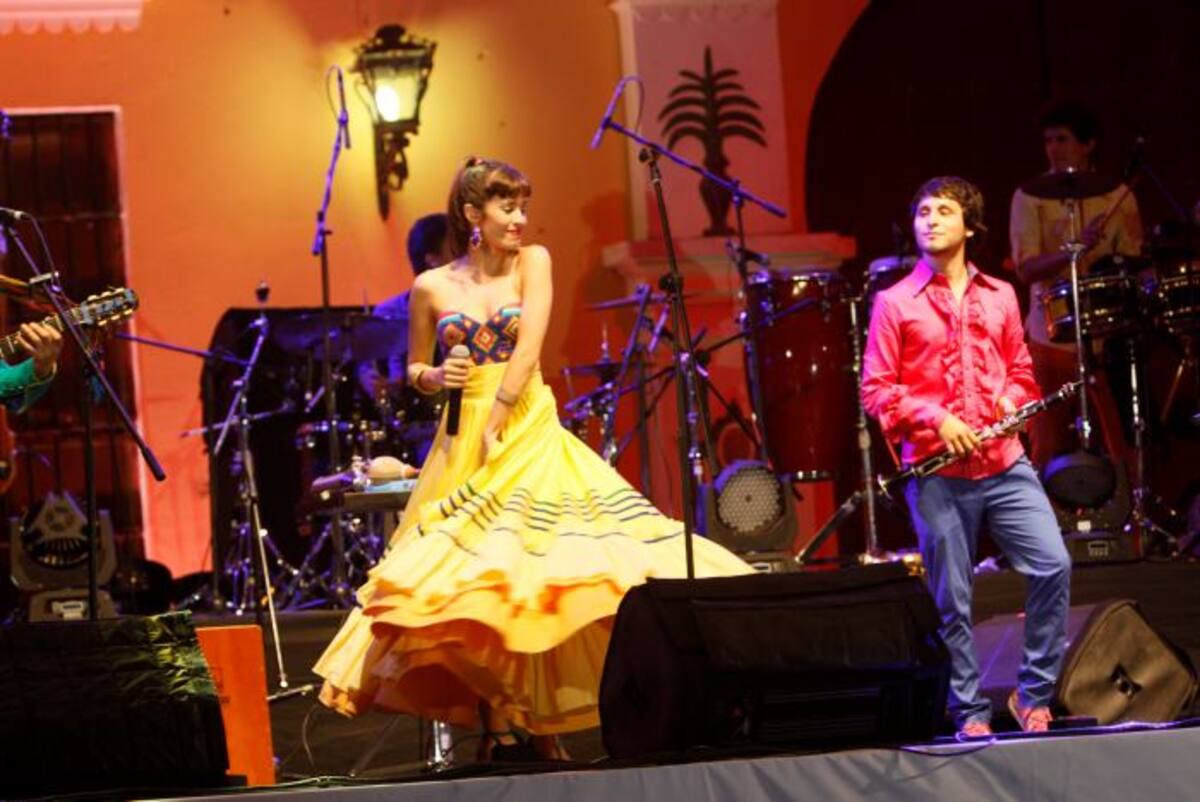 Grupo Monsieur Periné en el II Mompox Jazz Festival. JULIO CASTAÑO - EL UNIVERSAL