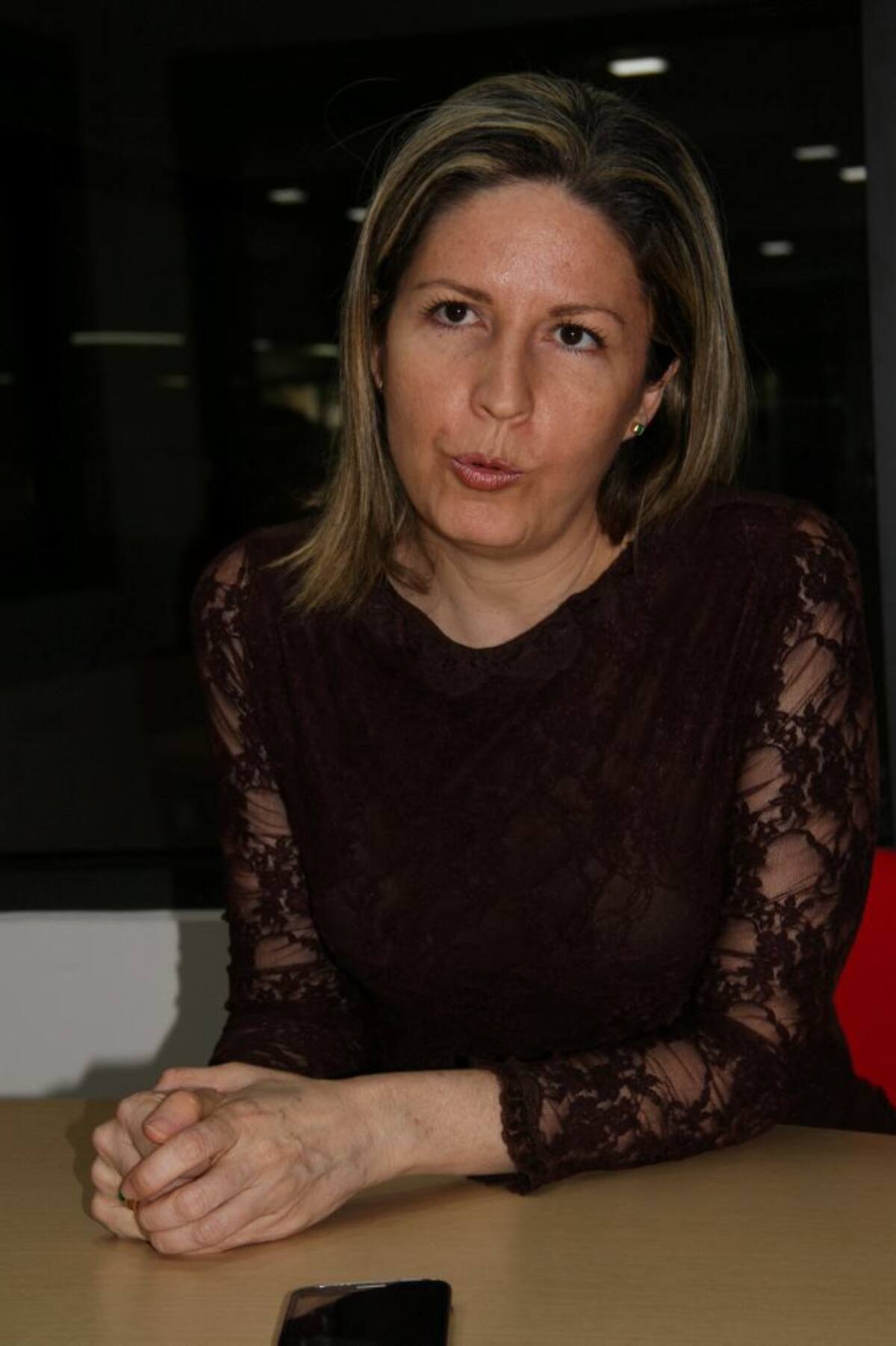 Carolina Calderón, vocera de la Comisión de Debates Políticos de Bolívar. Zenia Valdelamar