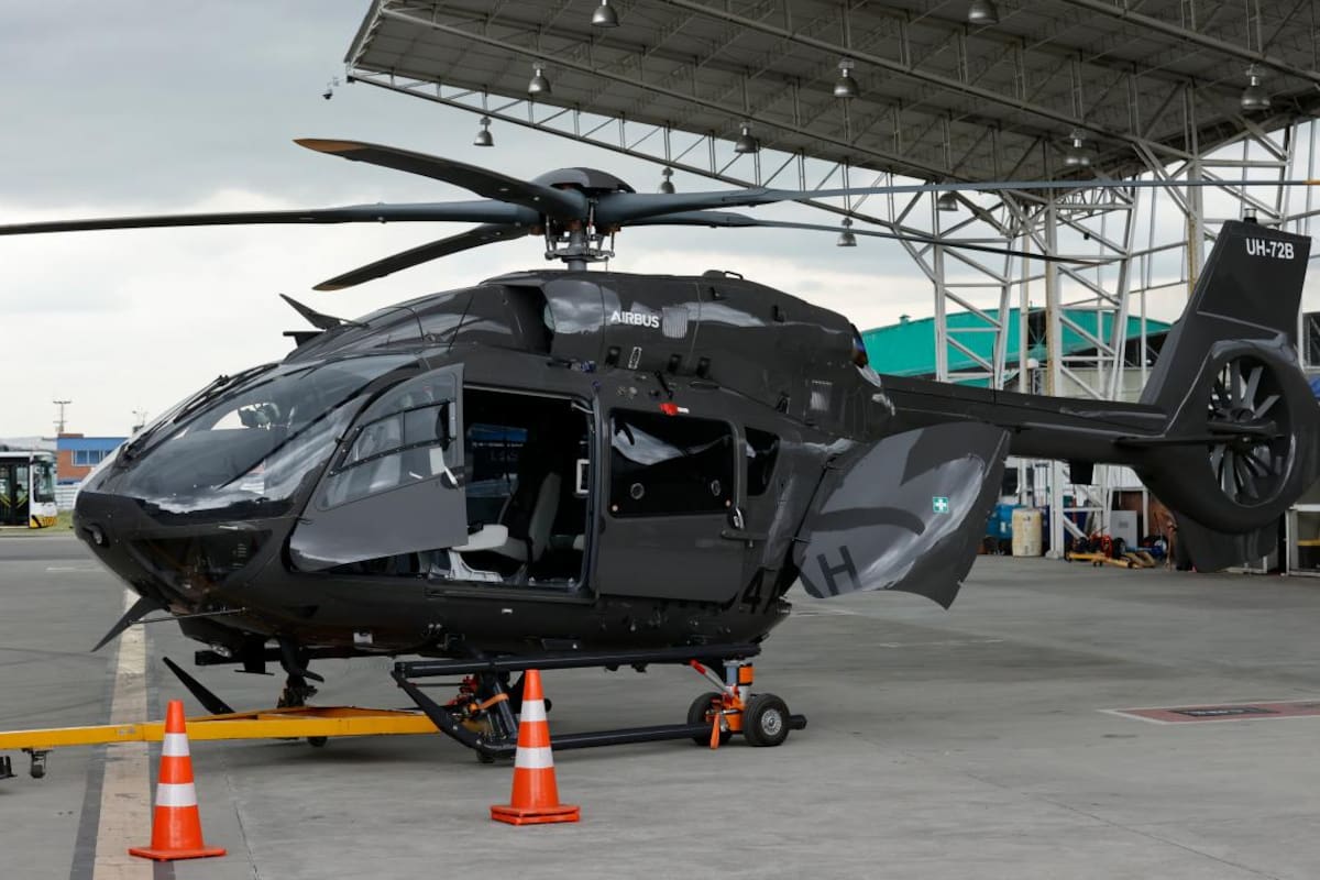 Airbus presenta su helicóptero polivalente H145 de cinco palas