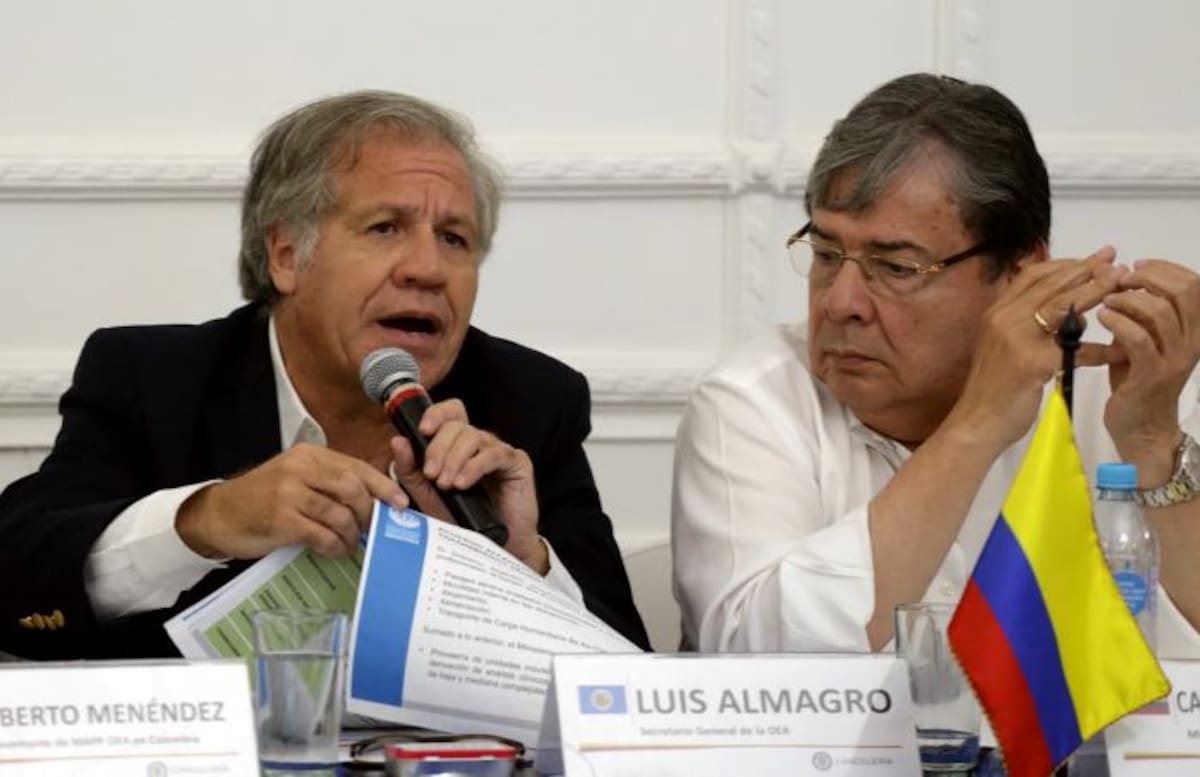 El secretario general de la Organización de Estados Americanos (OEA), Luis Almagro. EFE