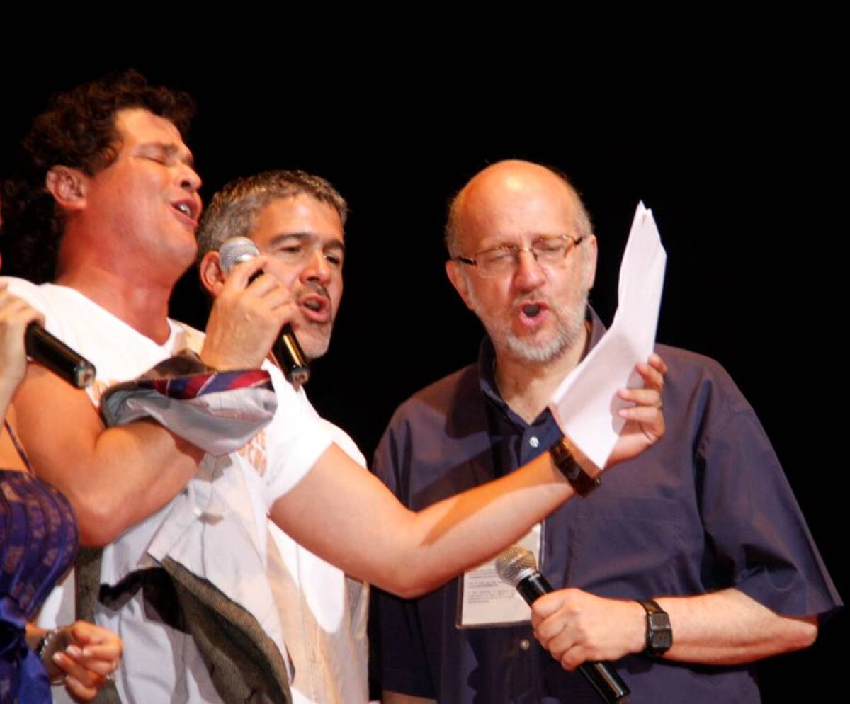 Carlos Vives, Juan Vicente Contreras y Daniel Samper. fotos Maruja Parra/El Universal/