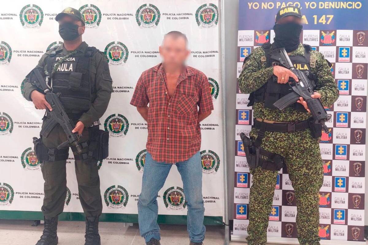 Cae extorsionista: sus víctimas eran ganaderos y comerciantes de Bolívar