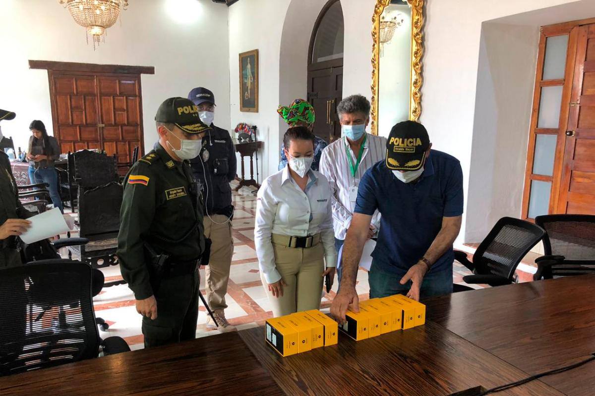 Celulares para detectar la temperatura a los cartageneros