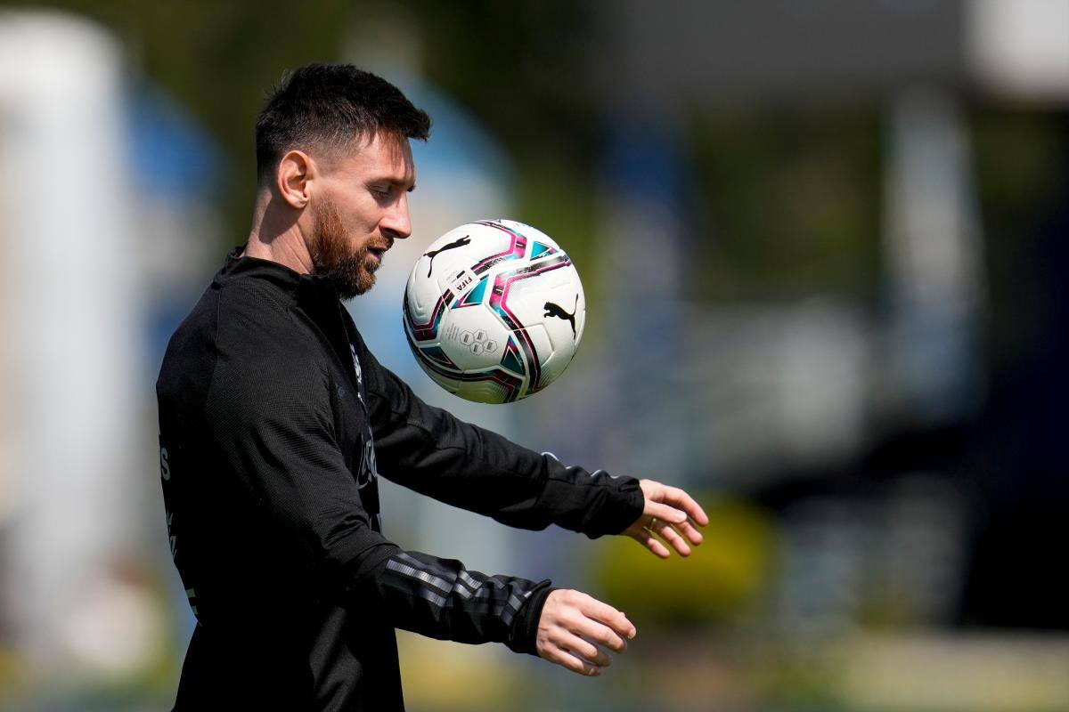 Lionel Messi, figura de Argentina. //AP