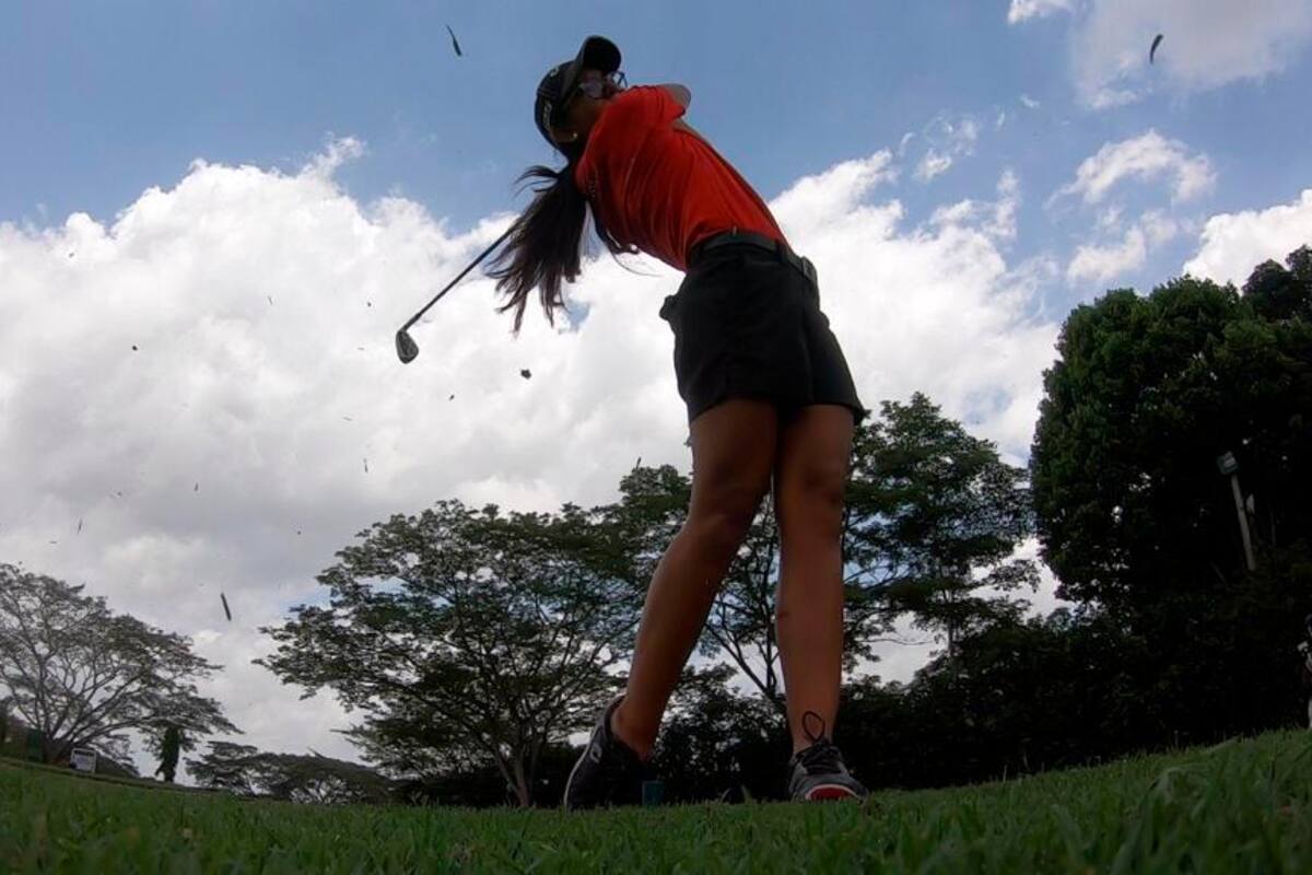 Una golfista soñadora