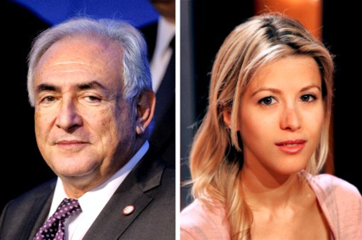 El exdirector del FMI Dominique Strauss-Kahn y la periodista y escritora francesa Tristane Banon. AFP FRED DUFOUR