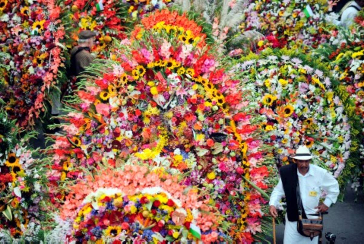 La primera silleta que se paseó en Medellín fue la tradicional. Después la creatividad fue trayendo nuevas propuestas y entonces apareció la monumental, que es algo así como una evolución de la tradicional.
