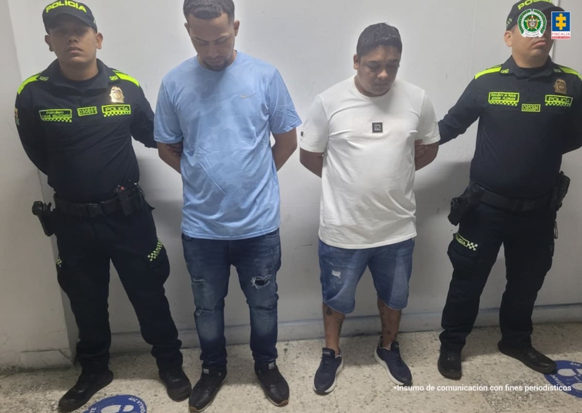 Los capturados por el asalto a carro de valores en Soledad (Atlántico) fueron judicializados y enviados a prisión. // FOTO: FISCALIA.