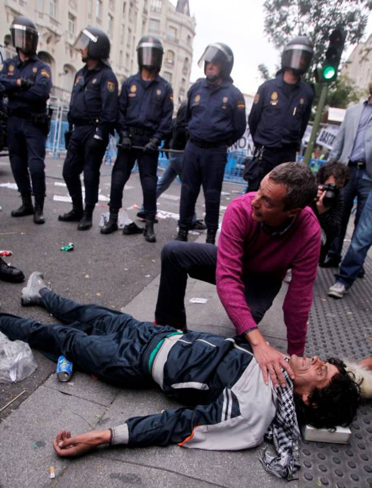 Disturbios en España. AP Andres Kudacki