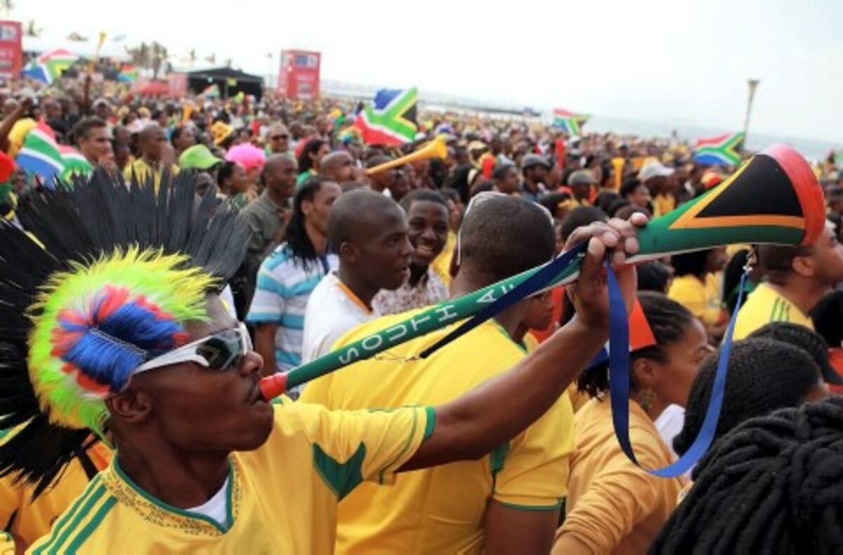 Las vuvuzelas son otra de las figuras del Mundial Sudáfrica 2010.