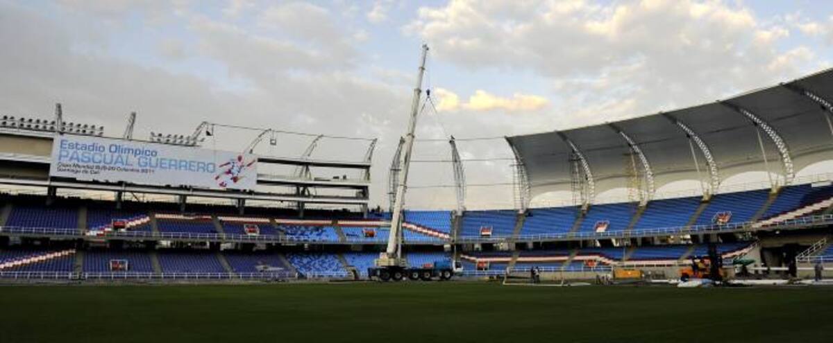 Estadio Olímpico Pascual Guerrero después de su remodelación para el Mundial Sub 20. AFP - ARCHIVO