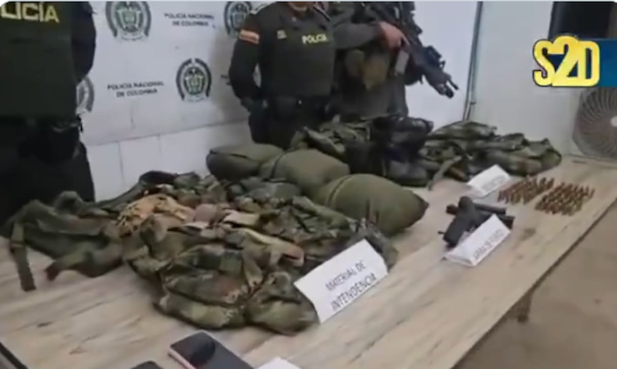 El material de intendencia utilizado por esta estructura criminal.